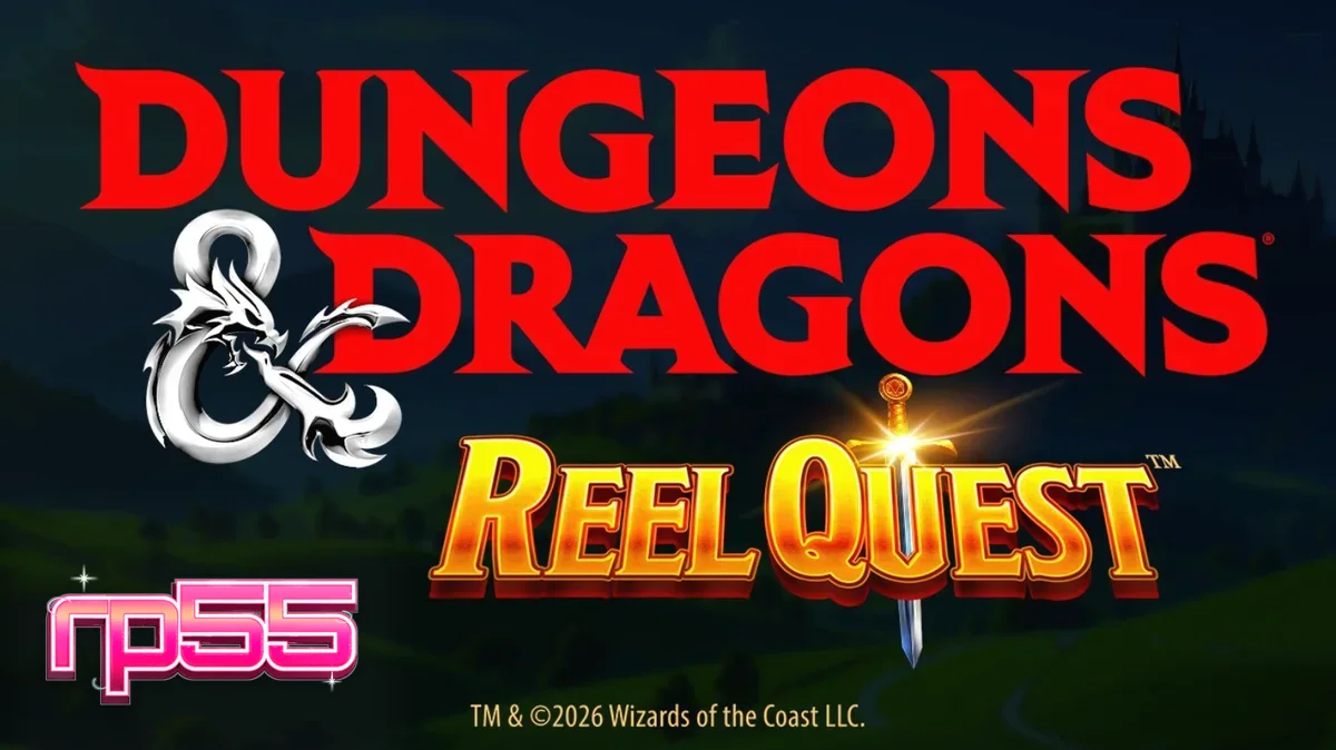 Pemandangan kastil fantasi dalam Dungeons & Dragons Reel Quest