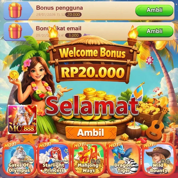 MC888 Bonus Member Baru 100%